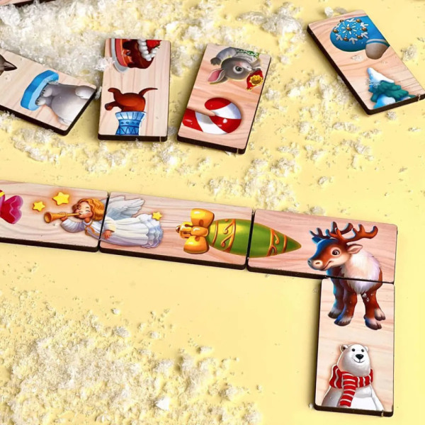 Настільна гра "Доміно-пазл" (ПСД240) PSD240, 28 плашок (PSD240)