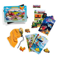 Настільна розвиваюча гра "Лото: транспорт" Ubumblebees (ПСФ082) PSF082, 52 фігурні фішки (PSF082)