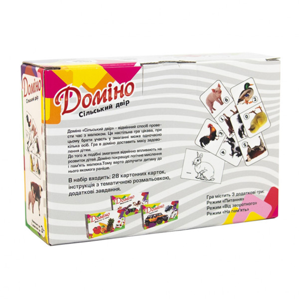 Настільна гра Доміно Сільський двір 30766 (укр.) (30766)