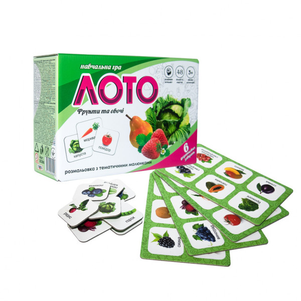 Лото Фрукти і овочі 30366 (укр.) (30366)