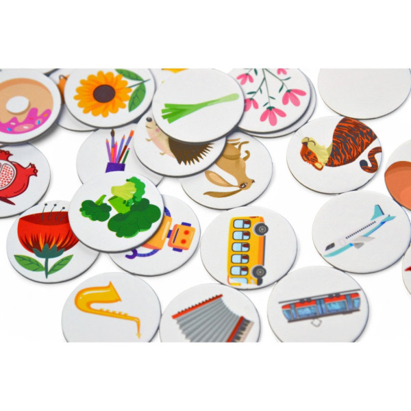 Дитяче лото "Асоціації" 2255-UM 6 полів, 84 фішки (2255-UM)