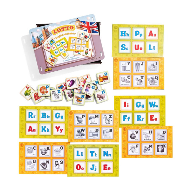 Дитяча гра Лото "Англійський алфавіт" (ПСД255) PSD255 ENG (PSD255)