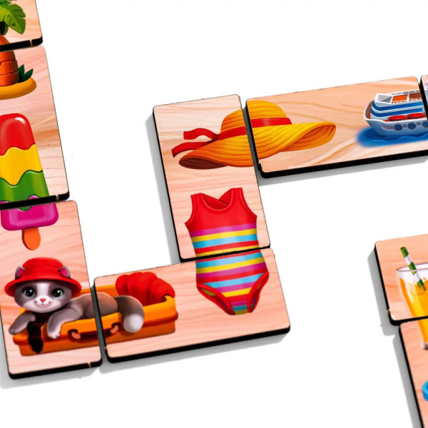 Дерев'яне доміно "Половинки" (ПСД266) PSD266 (PSD266)