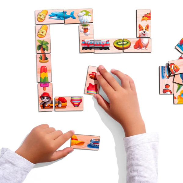 Дерев'яне доміно "Половинки" (ПСД266) PSD266 (PSD266)