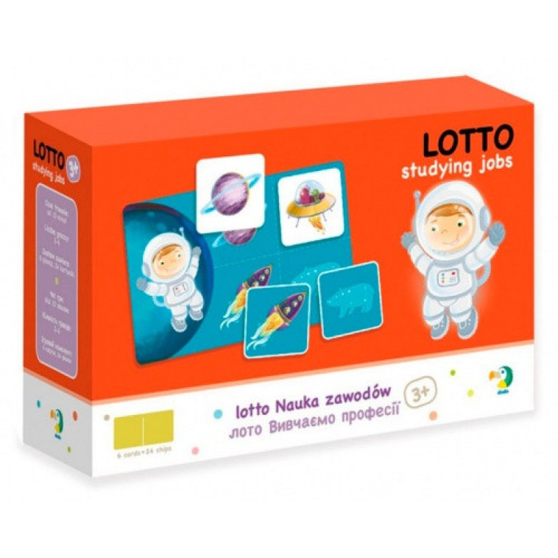 Настільна гра DoDo Лото "Вивчаємо професії" 300136, 24 фішки