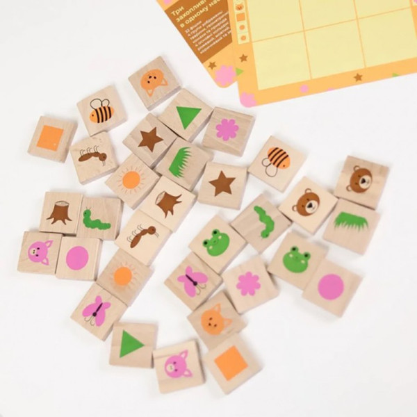 Дитяча настільна гра "Меморі 3 в 1" 900644, 32 елементи  (900644)