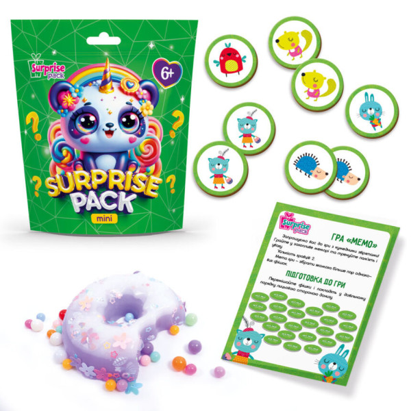 Ігровий набір-сюрприз "Surprise Pack Mini 4" VT8040-04 настільна гра та сквіш (VT8040-04)