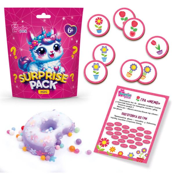 Ігровий набір-сюрприз "Surprise Pack Mini 2" VT8040-02 настільна гра та сквіш (VT8040-02)