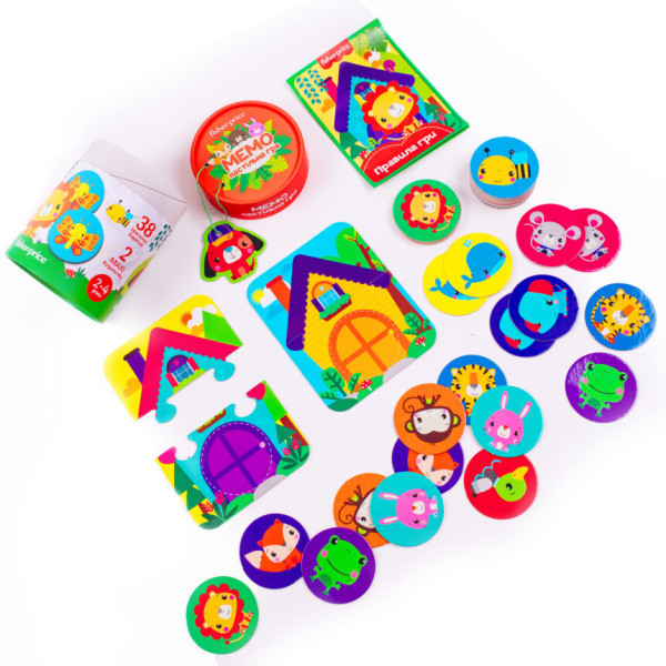 Настільна гра "Мемо" для найменших VT2910-04, 36 деталей (VT2910-04)