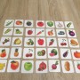 Дитяча настільна гра "Овочі та фрукти (Мемо)" 0659, 35 парних картинок