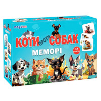 Настольная детская игра Меморы «Кошки против собак» ME5032-24, 48 карт (ME5032-24)
