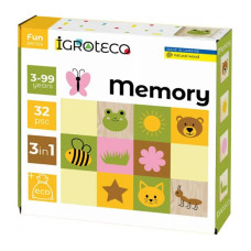 Дитяча настільна гра "Меморі 3 в 1" 900644, 32 елементи  (900644)