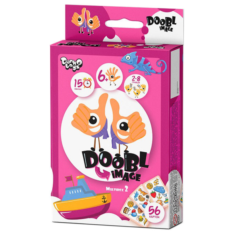 Розважальна настільна гра "Doobl Image" DBI-02-01U укр. мовою