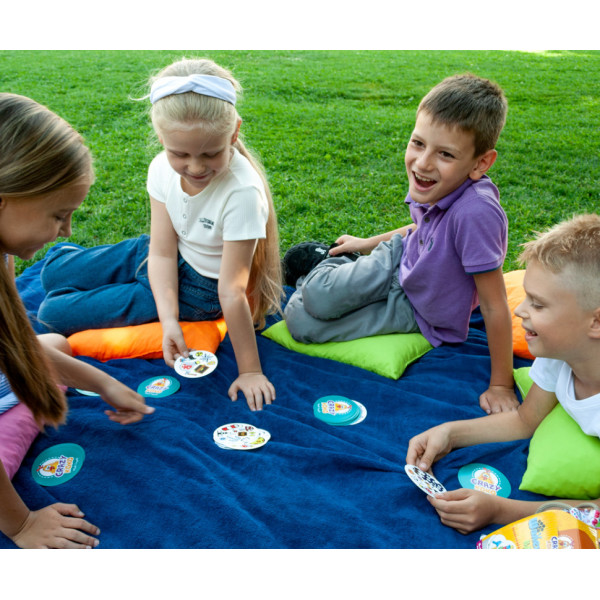 Дитяча настільна гра в мішечку "Хлоп! Хвать!" VT8077-13, 56 карток (VT8077-13)