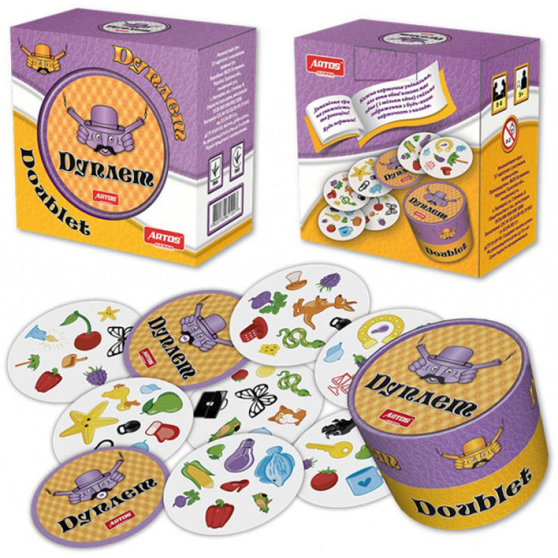 Настольная игра Дуплет 1007 в тубе