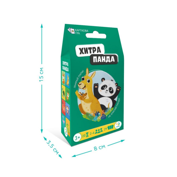 Карткова гра "Хитра панда" 301235, 29 карточек (301235)