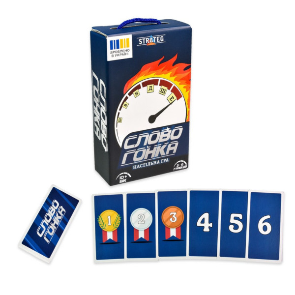 Настільна гра "Словогонка" 30824, 100 плиток із літерами (30824)