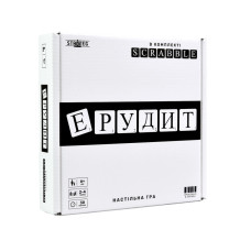 Настольная игра "Эрудит черно-белый" 30640 игровое поле, набор букв(30640)