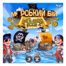Настільна гра "Морський бій. Pirates Gold" Danko Toys G-MB-03U укр