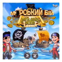 Настільна гра "Морський бій. Pirates Gold" Danko Toys G-MB-03U укр (G-MB-03U)