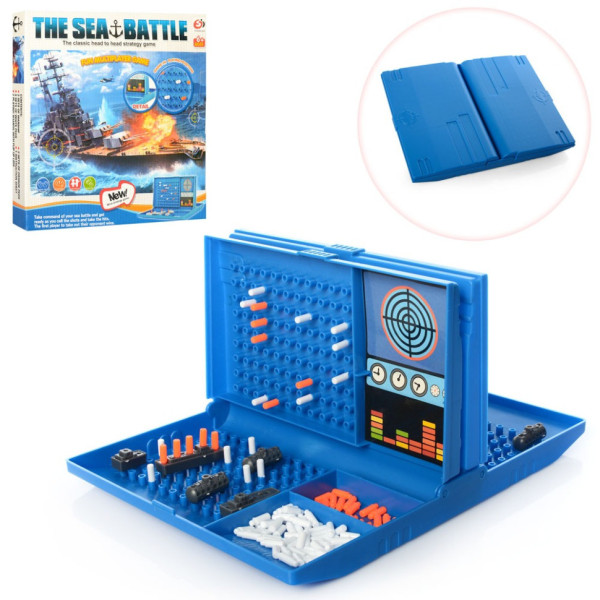 Дитяча настільна гра «Морський бій» S5507 пластикові кораблі та фішки (S5507)