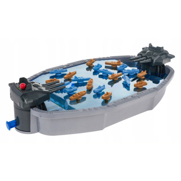 Настiльна гра "Морський бій" 707-126 ігрове поле, фішки-кораблі, кульки (707-126)