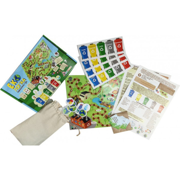 Дитяча настільна навчальна гра "Екологіка"(1319-UM) укр. мовою (1319-UM)