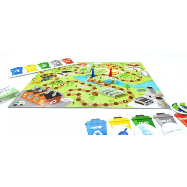 Дитяча настільна навчальна гра "Екологіка"(1319-UM) укр. мовою (1319-UM)