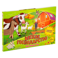 Настільна Гра-бродилка Веселе господарство Strateg 30456 (укр.) (30456)