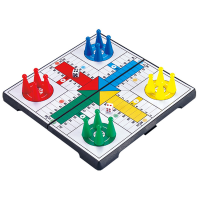 Настільна гра-бродилка "Лудо" 2608UB магнітна, фішки, кубик (2608UB)