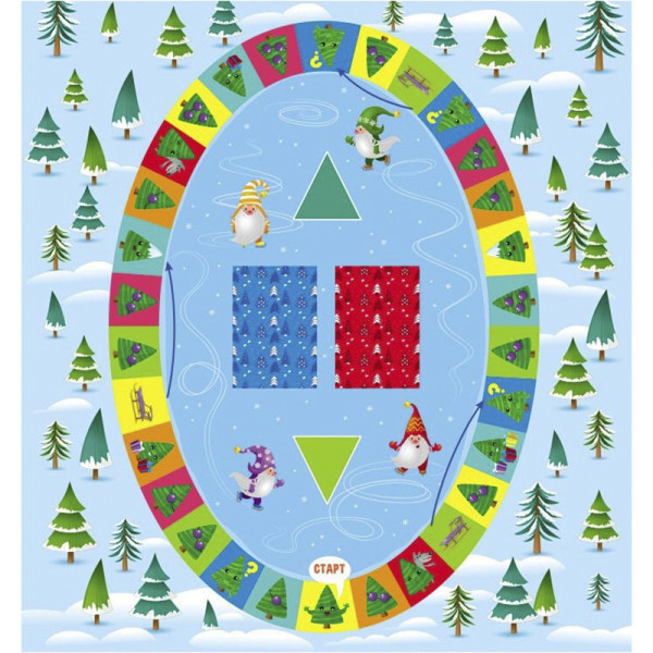 Дитячий ігровий набір "Прикрась ялинку" 21401 з гральним кубиком (21401)