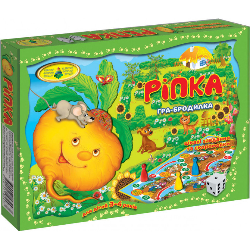 Детская настольная игра-бродилка "Репка" 82487 от 4х лет