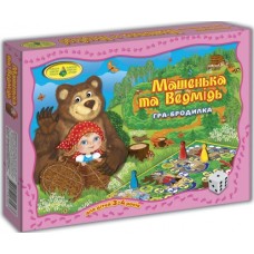 Детская настольная игра-бродилка "Машенька и Медведь" 82463 от 4х лет