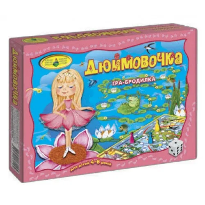 Детская настольная игра-бродилка "Дюймовочка" 82425 от 4х лет