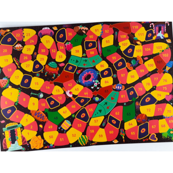 Настільна гра Всесвіт. Цукерково-космічна маршрутна гра 124210 укр. мовою (124210)