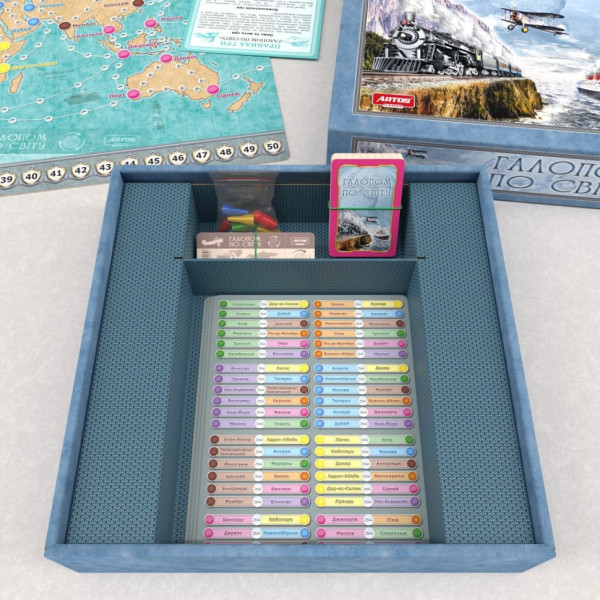 Настільна гра "Галопом по світу" 1069 укр. мовою (1069)