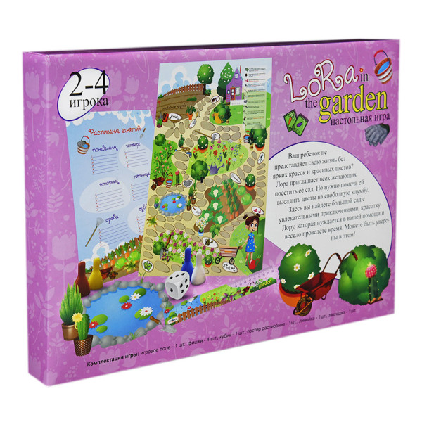 Настільна Гра-бродилка Lora in the garden 30514 (рос.) (30514)