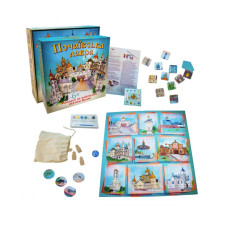 Настільна гра "Почаївська лавра" Strateg 30102, 5 дерев'яних фігурок (30102)