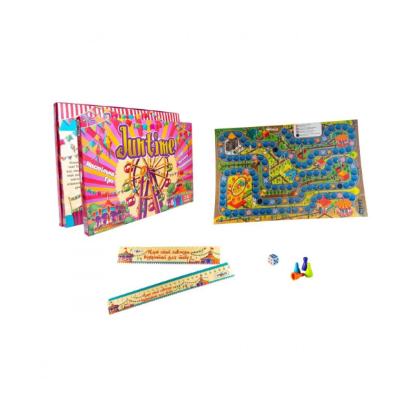 Настільна гра-бродилка "JunTime" Strateg 30511 українською мовою (30511)