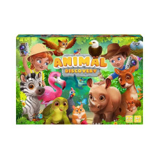 Настільна гра "Animal Discovery" Danko Toys G-AD-01-01U укр (G-AD-01-01U)