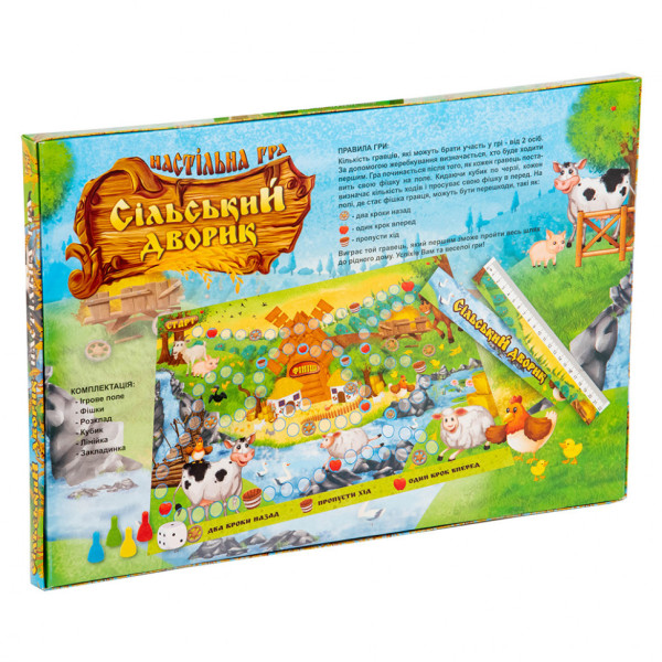 Настільна Гра-бродилка "Сільський дворик" 30503 укр (30503)