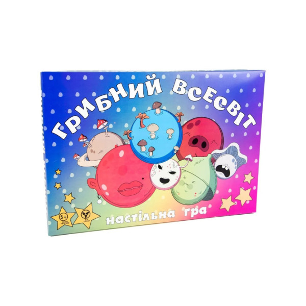 Настільна маршрутна гра "Грибний всесвіт" Strateg 30337 ігрове поле, 4 фішки (30337)