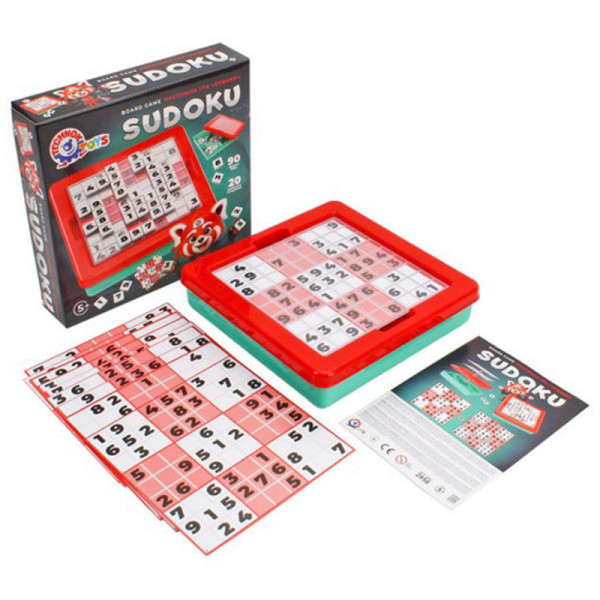 Дитяча розвиваюча гра "Судоку" 2956TXK 81 фішка, 10 шаблонів (2956TXK)