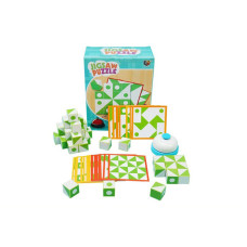 Дитяча гра "Головоломка" 33FK-2 кубики, наклейки, змійка, картки-завдання (33FK-2)