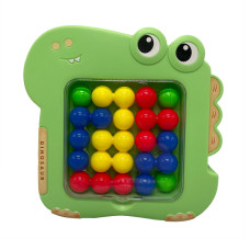 Дитяча логічна розвиваюча гра "Крокодил" 1139 із безпечних матерів (1139(Green))