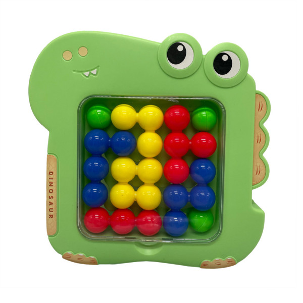 Дитяча логічна розвиваюча гра "Крокодил" 1139 із безпечних матерів (1139(Green))