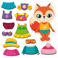 Магнітна гра Одевашка "Лисичка" Vladi Toys VT3204-33 Укр (VT3204-33)