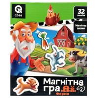 Детская магнитная игра "Ферма" QB600-003, 32 магнита и магнитная доска(QB600-003)