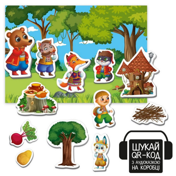 Дитячий розвивальний магнітний театр "Пан Коцький" VT3206-34 з аудіоказкою Казкові голоси (VT3206-34)