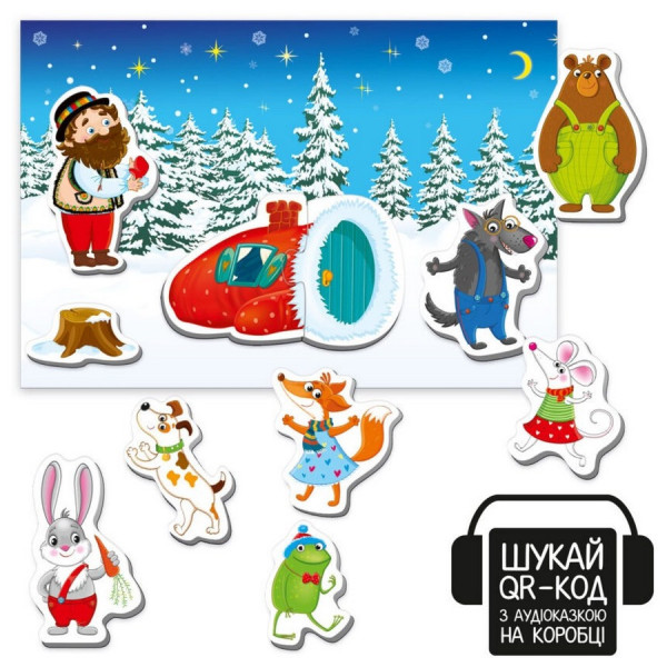 Дитячий розвивальний магнітний театр "Рукавичка" VT3206-37 з аудіоказкою Казкові голоси (VT3206-37)